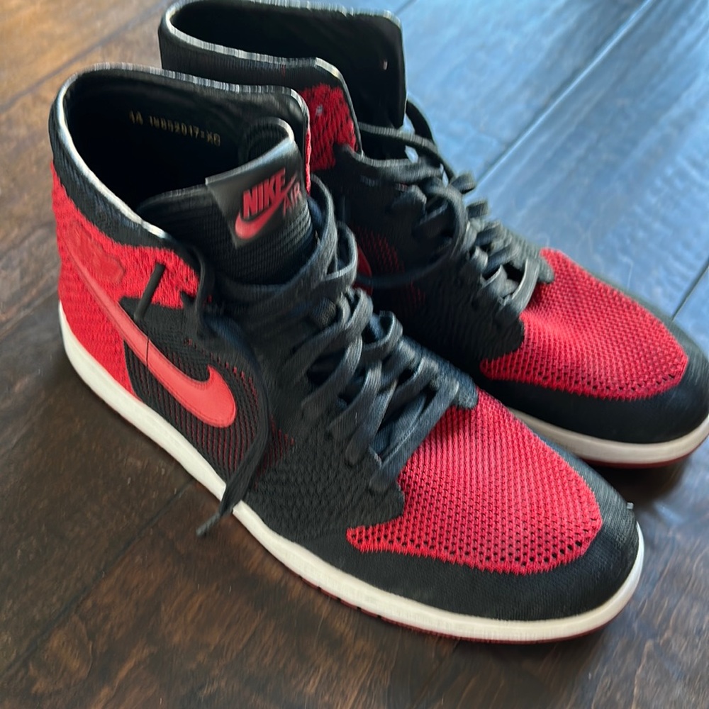 Nike air Jordan 1 Bred size 14 flyknit